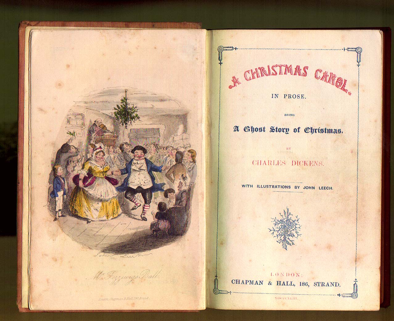 Charles Dickens, A Christmas Carol, Chapman and Hall, 1843